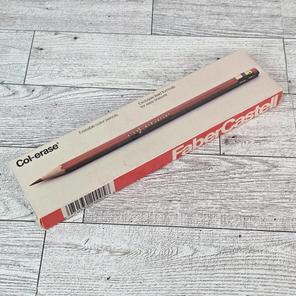 Faber-Castell Col-erase Erasable Color Pencils Carmine Red 1277 Box - Only 10pcs